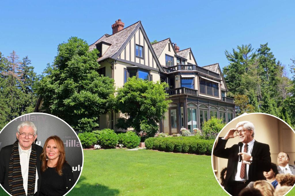 Phil Donahue's mansion to be demolished due to rodent infestation.