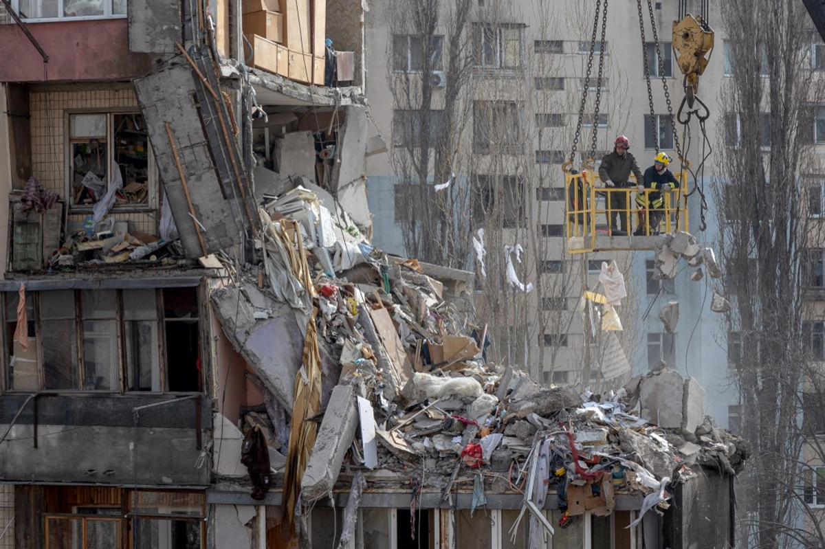 "Russian Drone Attack Kills 12, Including 5 Children, in Ukraine's Odesa"