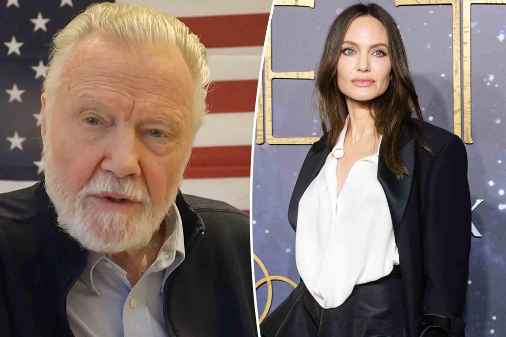 Jon Voight Condemns Angelina Jolie's Anti-Israel Stance