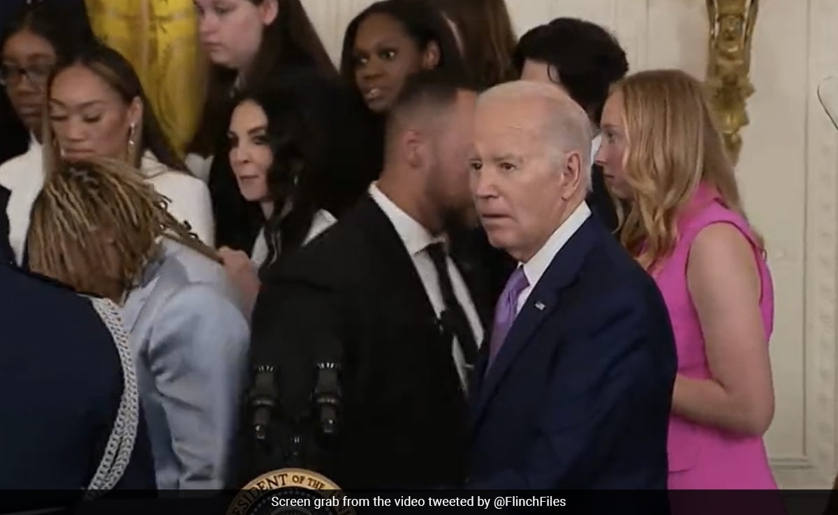 LSU Basketball Player Faints During White House Visit with President Biden
