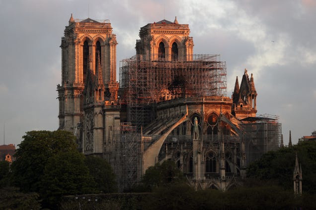 800-Year-Old Iron Reinforcements Discovered During Notre-Dame Repair.
