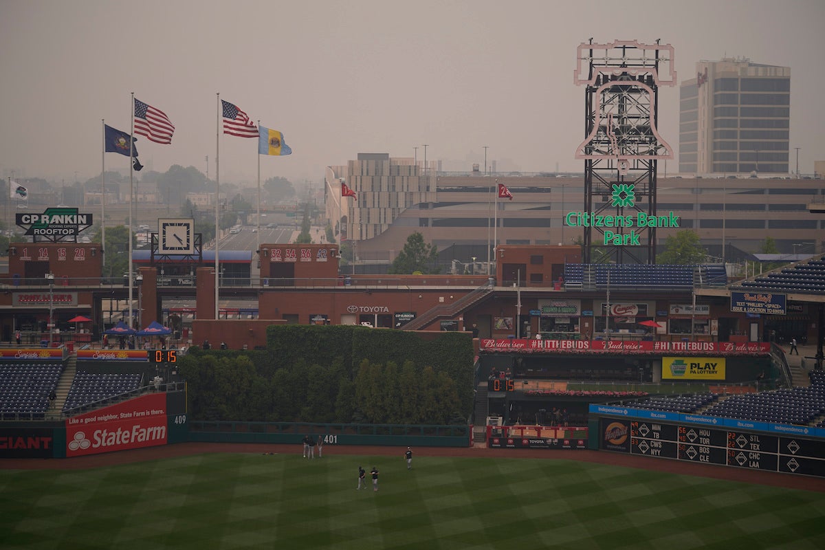 Philadelphia Air Quality Alert Disrupts Phillies Game and Outdoor Activities.