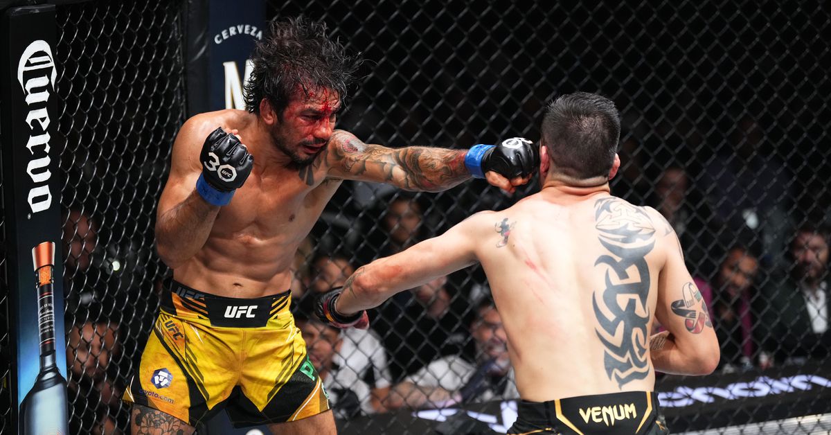 Featured image for "Alexandre Pantoja secures UFC flyweight title with victory over Brandon Moreno"