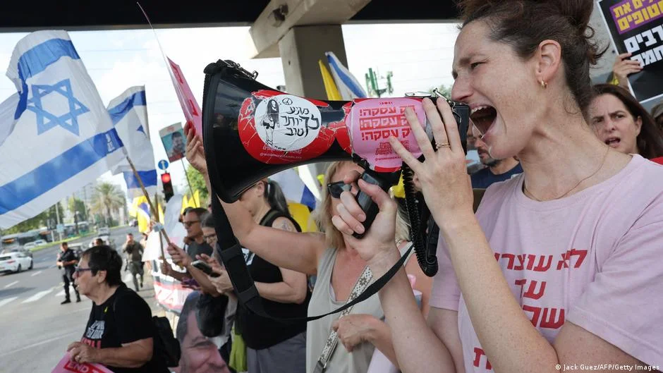 Israeli Protesters Call for Hostage Release and Gaza War End