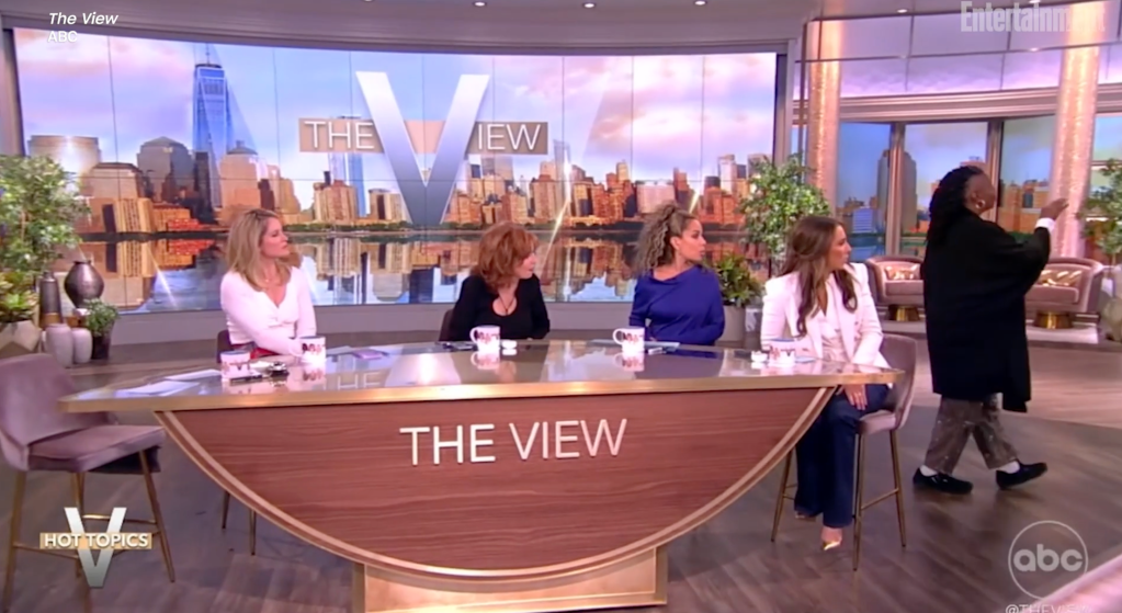 Featured image for Whoopi Goldberg Stops 'The View' to Confront Audience Member for Recording