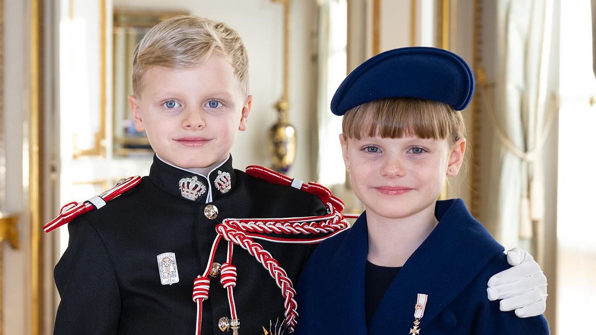 Featured image for Monaco's Royal Twins Celebrate 9th Birthday in Adorable Military Regalia