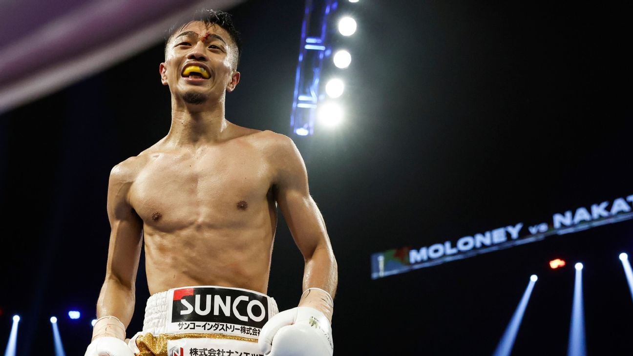 Featured image for "Nakatani Claims WBC Bantamweight Title with TKO Victory Over Santiago"
