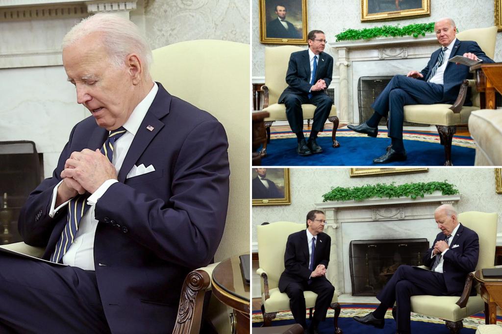 "Biden's Meeting with Israeli President Herzog: Struggles, Boycotts, and Ironclad Commitment"