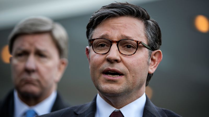 "Johnson Vows Impeachment of Mayorkas Amid Senate Immigration Talks"