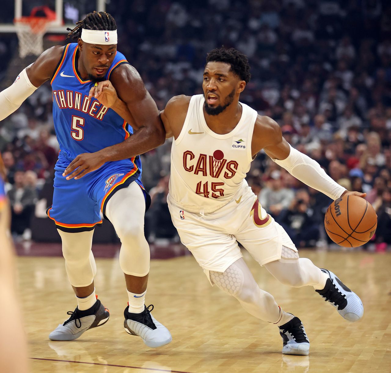 Cavs Fall Short in Home Opener Against Thunder