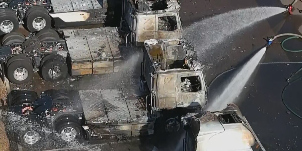 Suspicious Fires Plague Electric Semi-Trucks in Phoenix