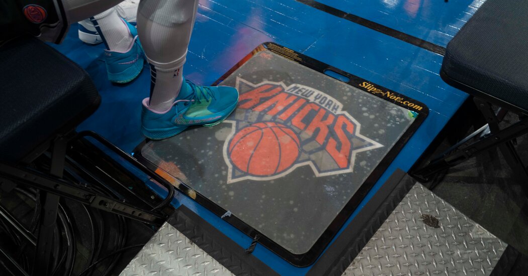 NBA Sneakers Stay Put with Sticky Pads.