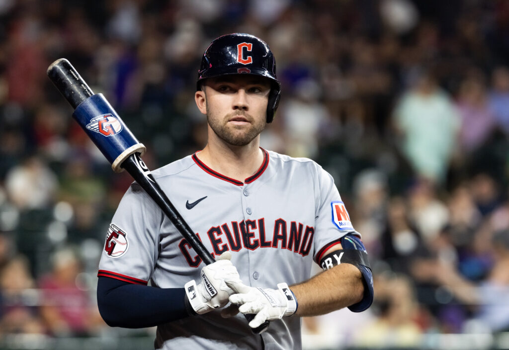 Featured image for Guardians' David Fry sidelined for 6-8 weeks with facial fractures after being hit by pitch