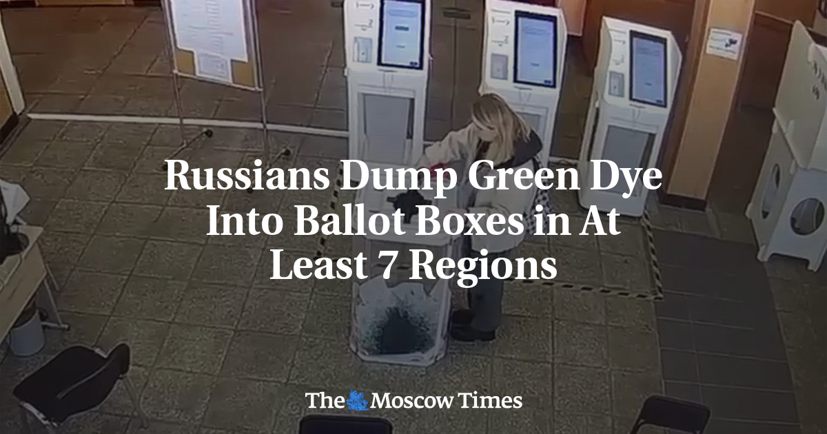 "Russian Voters' Ballot Box Vandalism Sparks Election Day Chaos"