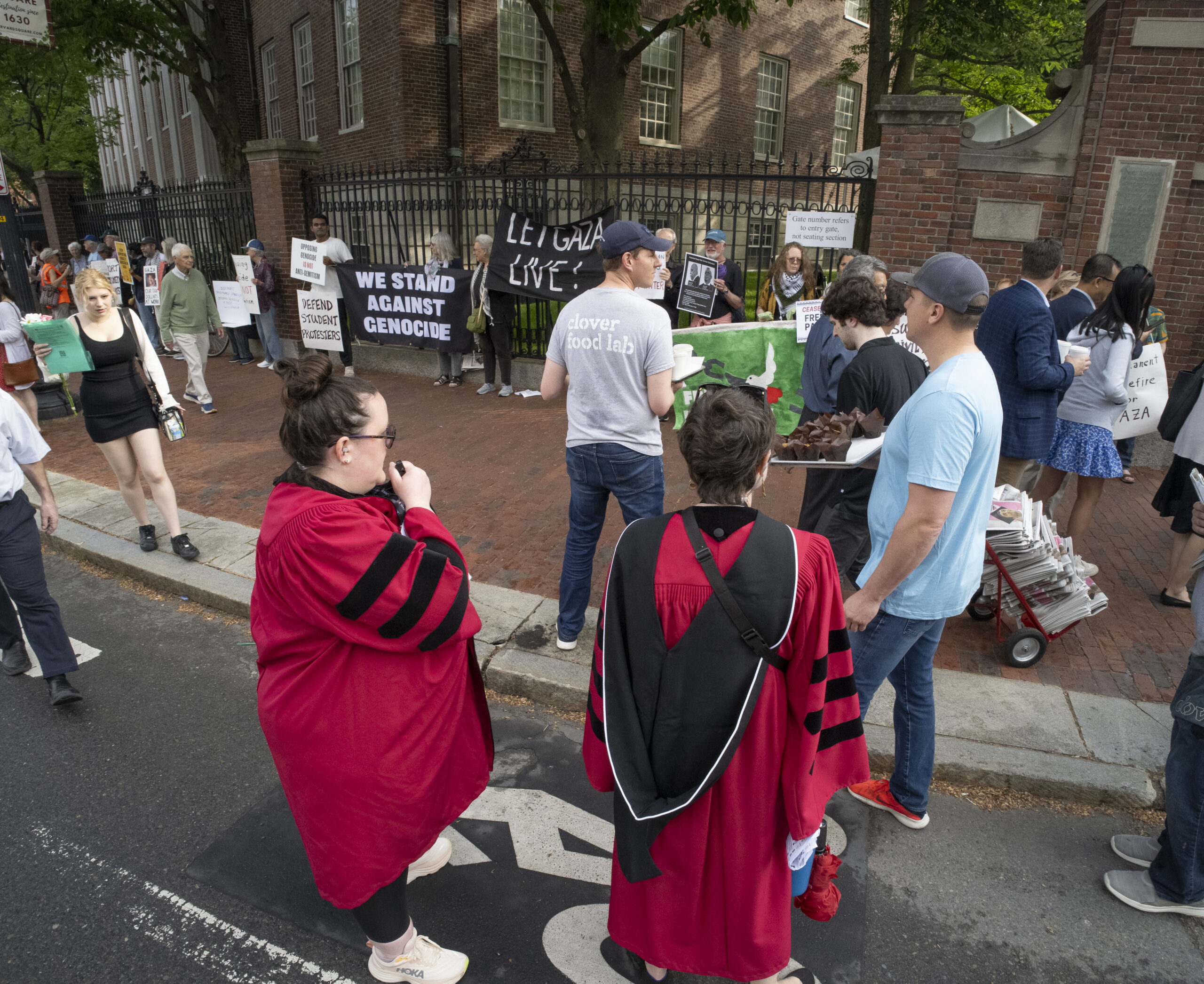 Harvard Graduation Disrupted by Mass Student Walkout Protesting Gaza War