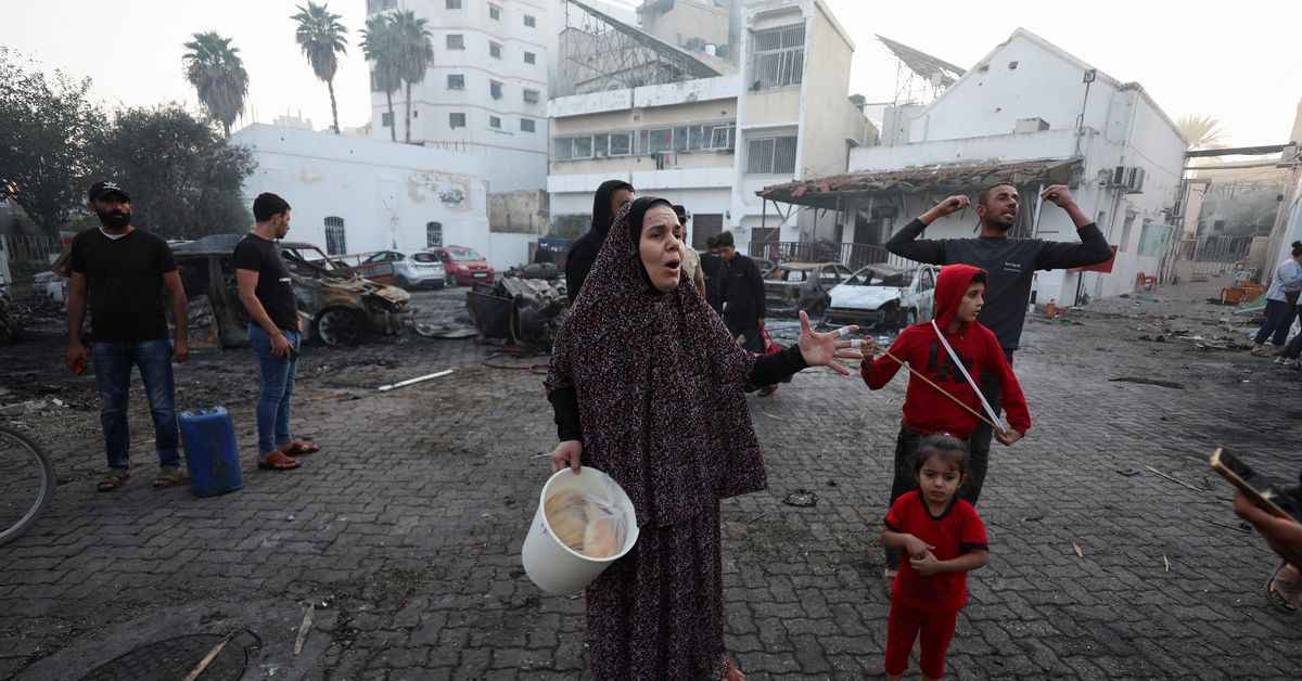 "Biden Condemns Hospital Blast in Israel, Blames Militants"