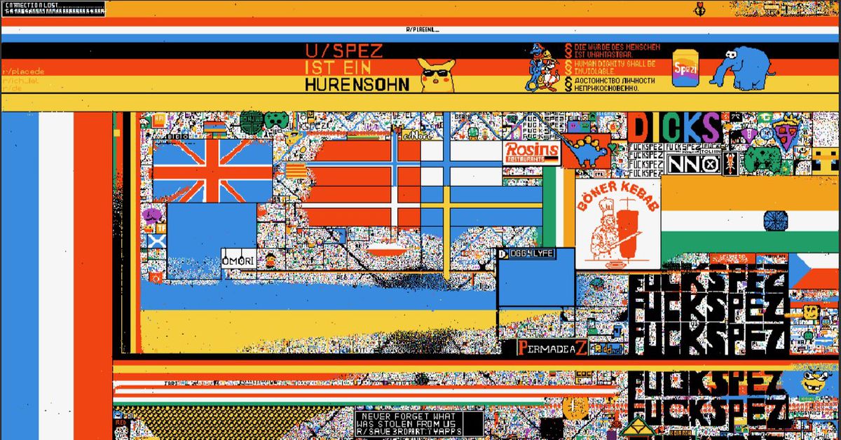 "r/Place: A Wild Ride of Chaos and Creativity on Reddit"