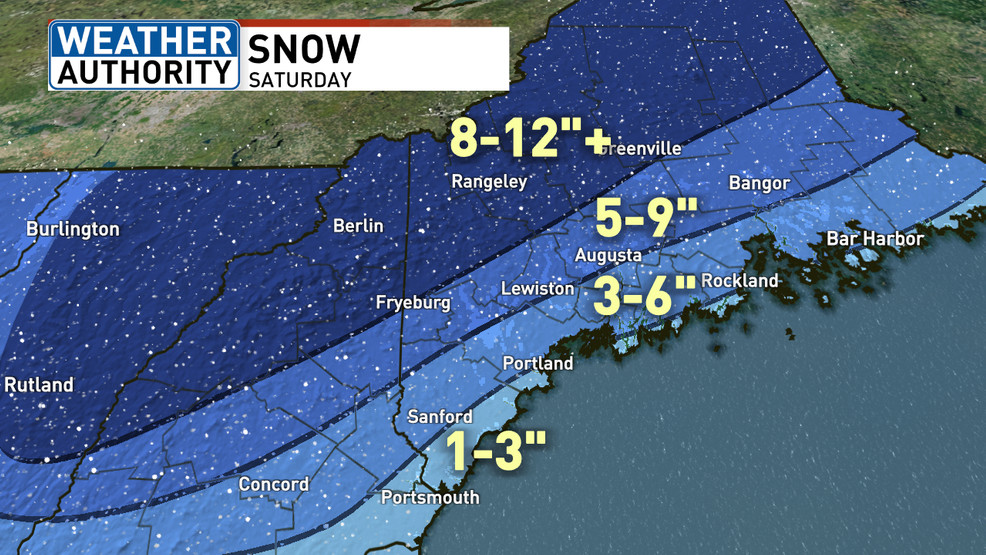 Featured image for Maine Braces for Weekend Snowstorm Amid Strong Winds