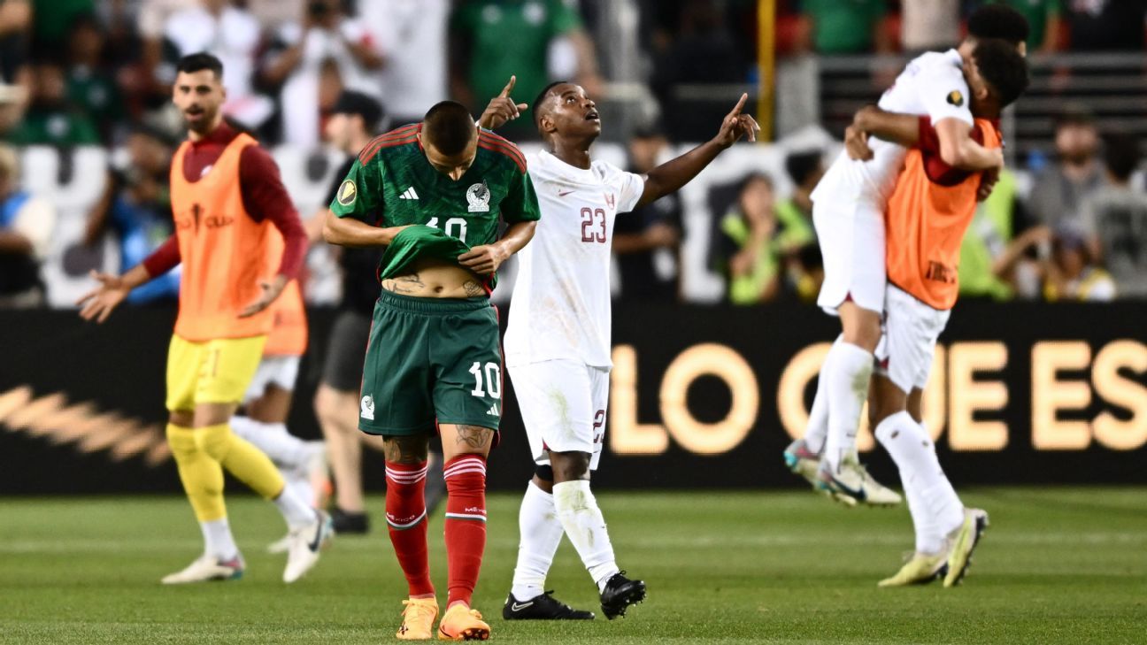 Featured image for Qatar Upsets Mexico in CONCACAF Gold Cup Quarter-Finals