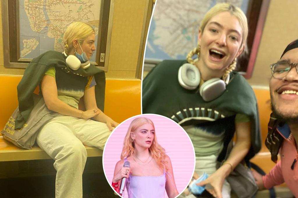 Featured image for Lorde Ditches Glamour for the Subway in NYC