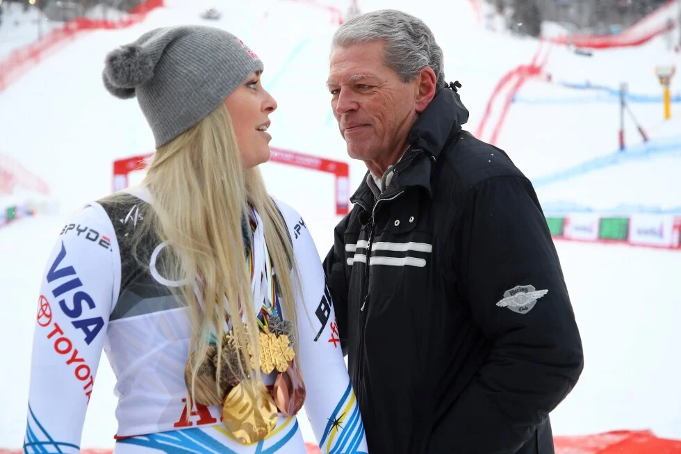 Vonn’s Olympic downhill crash prompts retirement talk from her father