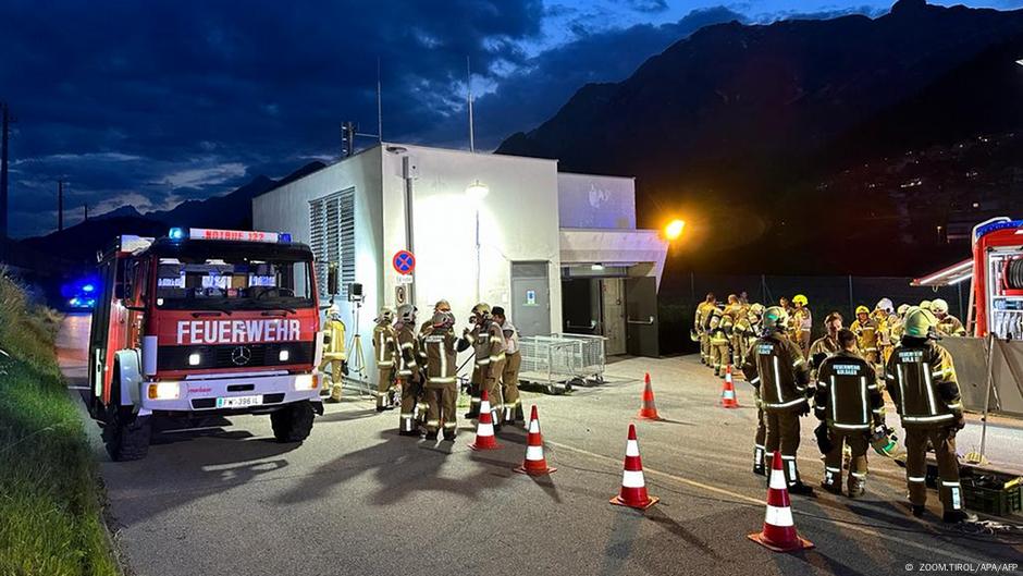 Fire forces evacuation of train in Tyrol tunnel, Austria.