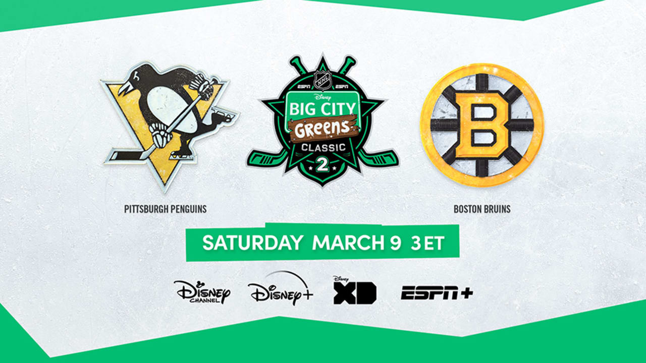 "Penguins and Bruins Face Off in NHL's Big City Greens Classic 2"
