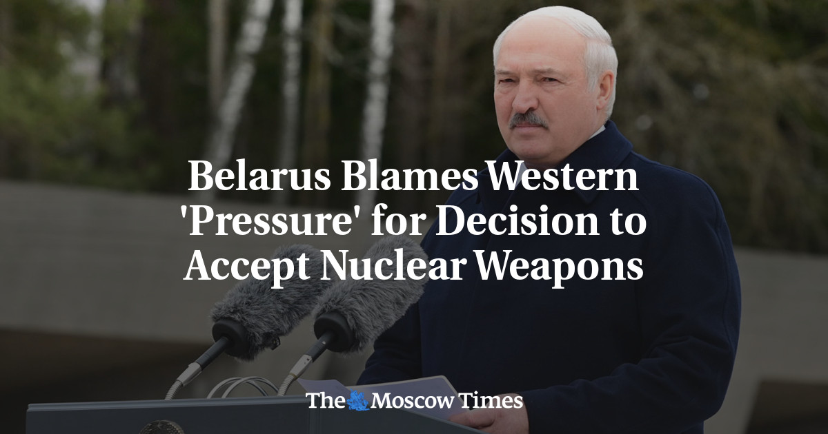 Belarus succumbs to Western pressure and accepts nuclear weapons.