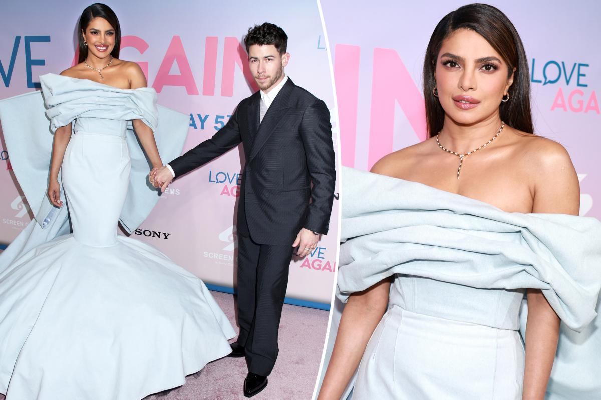 Priyanka Chopra stuns in dramatic fashion and rom-com film 'Love Again'.
