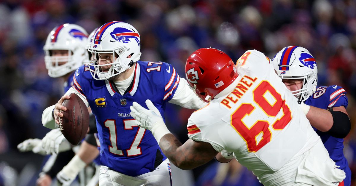 "Josh Allen's Dominant Performance Leads Bills to Victory Over Chiefs in Divisional Round"