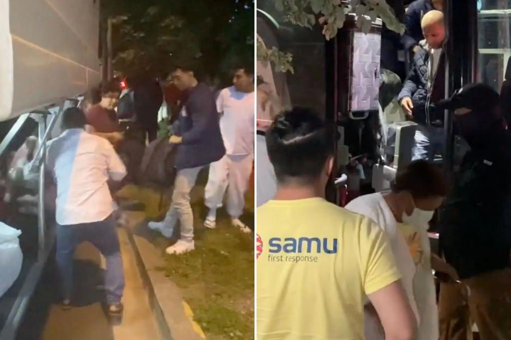 Migrants relocated near VP Harris' home in Texas.