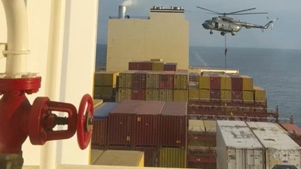 "Iran's IRGC Seizes Israeli-Linked Ship in Strait of Hormuz"