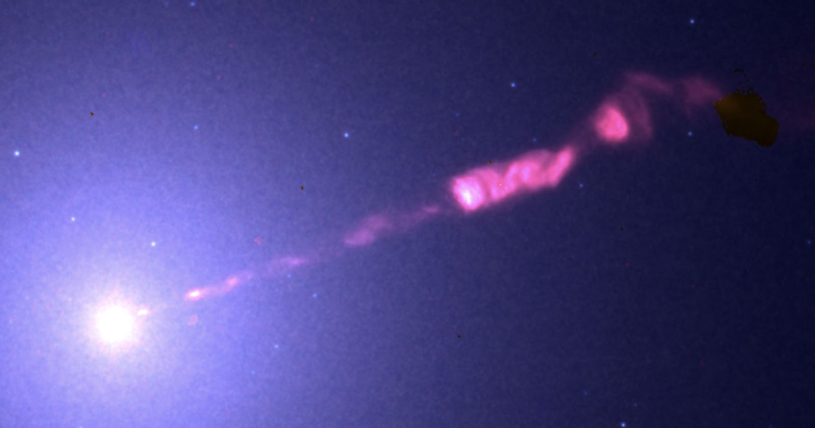 Featured image for James Webb Telescope Reveals New Details of M87's Black Hole Jet and Magnetic Flip