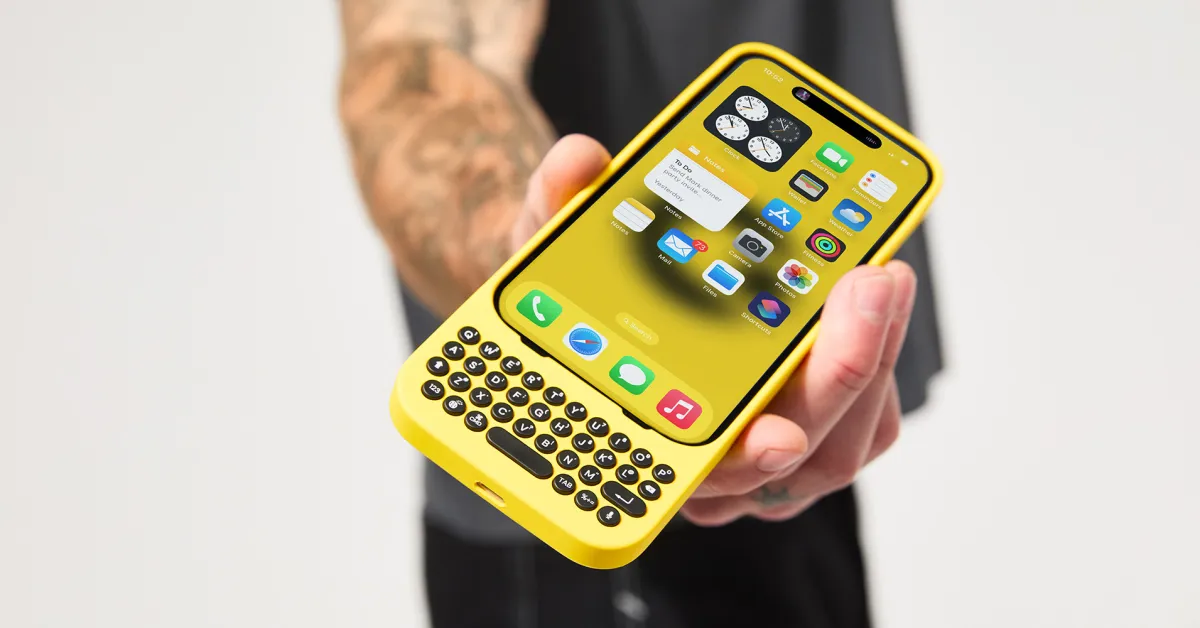 Featured image for "Clicks Revives BlackBerry Nostalgia with New iPhone Keyboard Case"