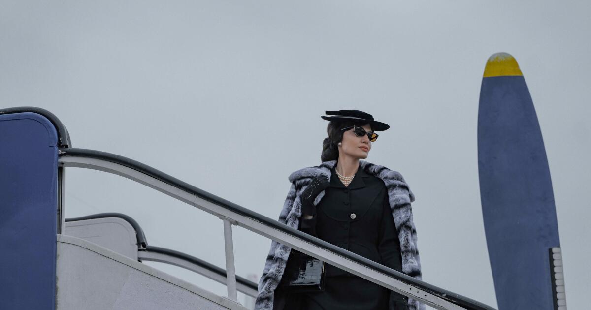 Featured image for Angelina Jolie Captivates as Maria Callas in Chilling Opera Drama