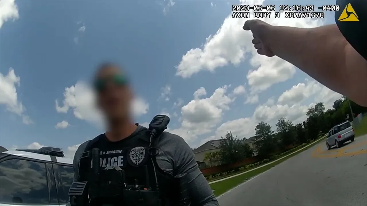 Florida Police Officer Flees Traffic Stop After Being Stopped for Speeding