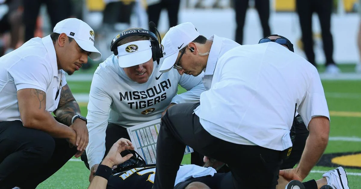 Featured image for Missouri's Sam Horn sidelined indefinitely after injury in season opener