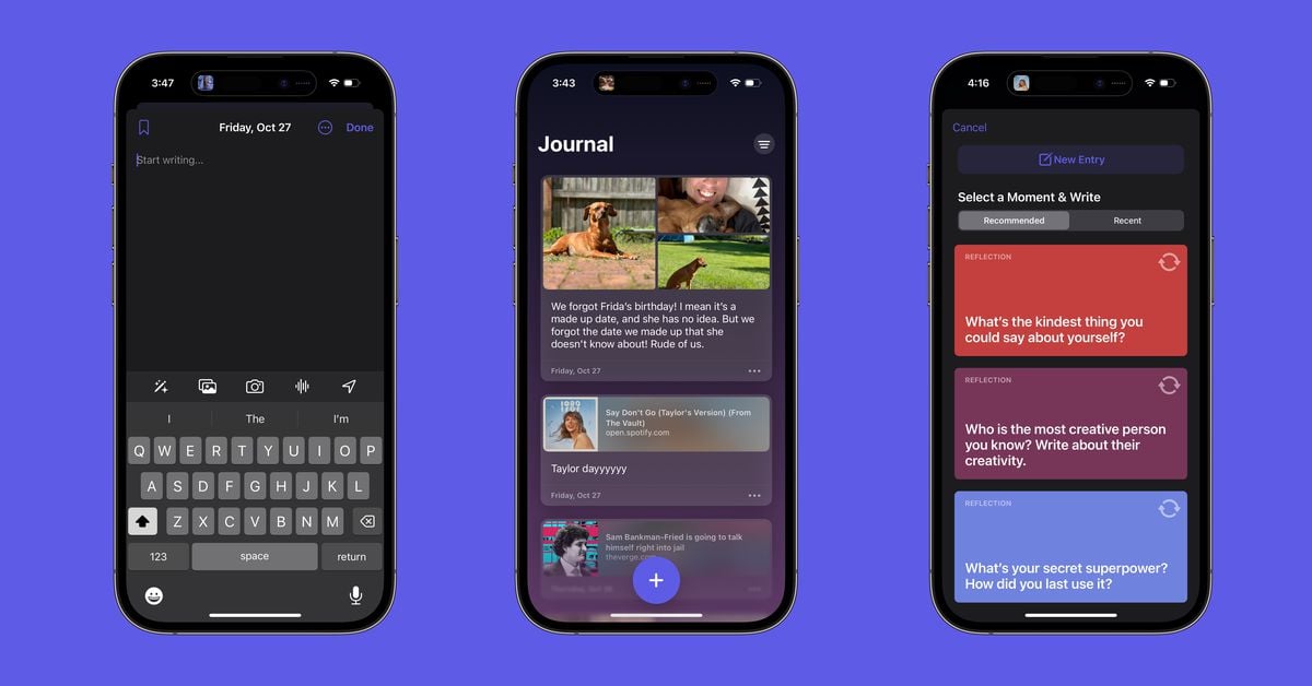 Featured image for Apple's Journal App: Smart, Basic, and Available in iOS 17.2