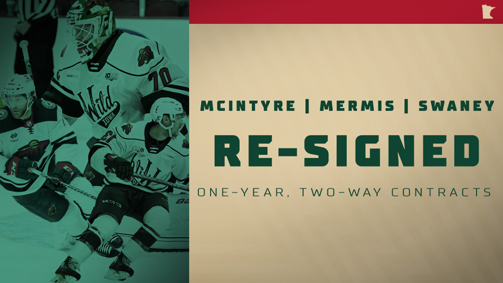 Minnesota Wild Locks in Four Players with New Contracts