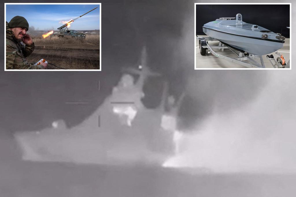 Ukraine's Drones Sink Russian Black Sea Fleet Ship