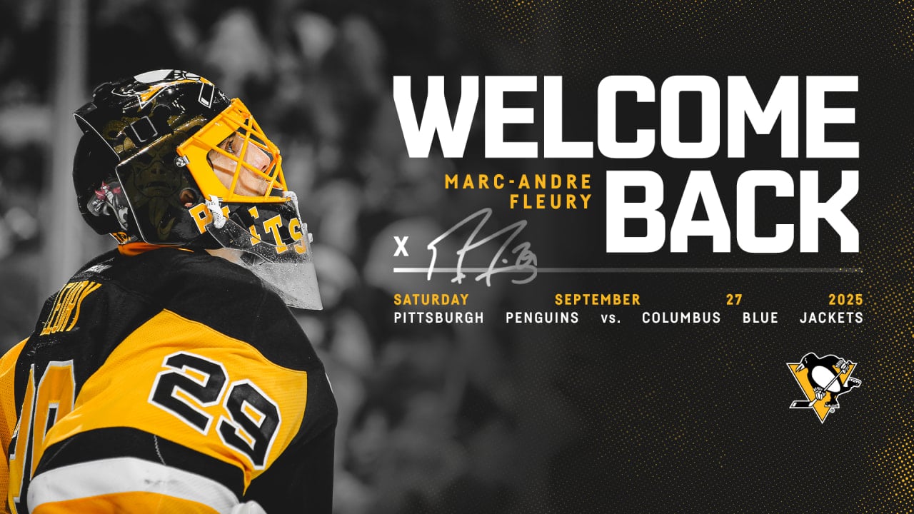 Featured image for Penguins Bring Back Marc-Andre Fleury on Tryout Contract