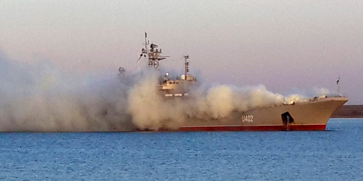 Ukraine Strikes Russian Warships in Black Sea Conflict