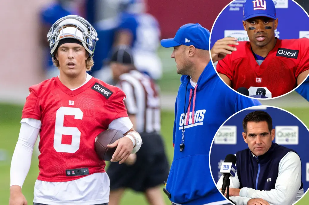 Giants' QB Switch: Jaxson Dart Takes Over as Wilson Gets Benched