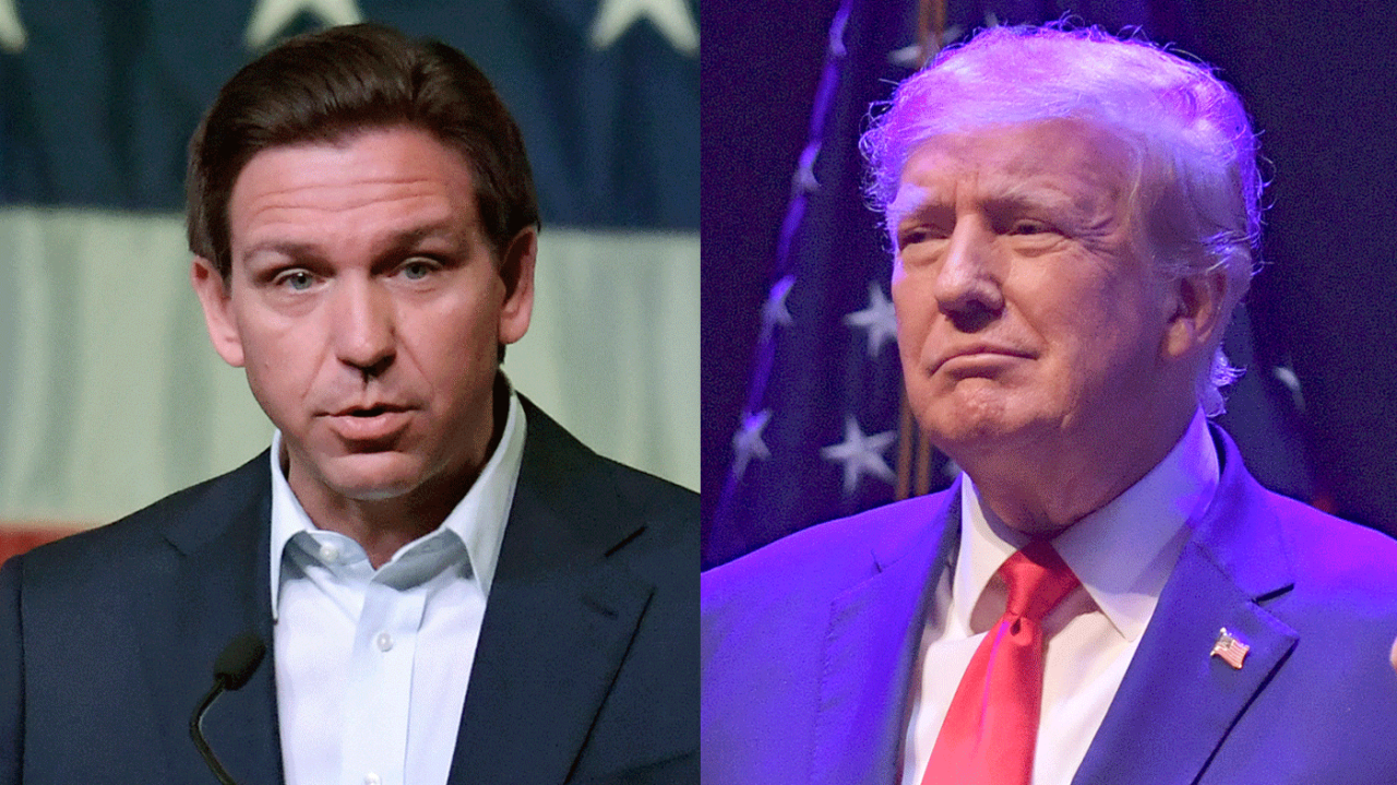 DeSantis faces pressure to comment on potential Trump indictment.