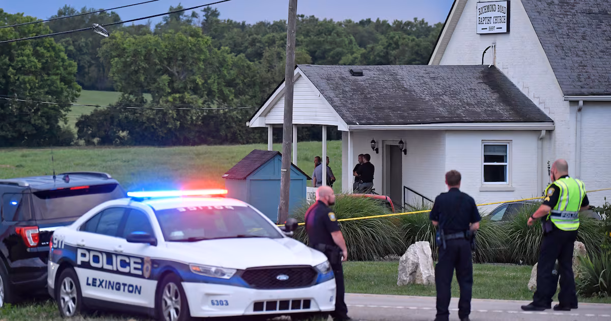 Kentucky church shooting leaves 2 dead, 3 injured, suspect killed by police