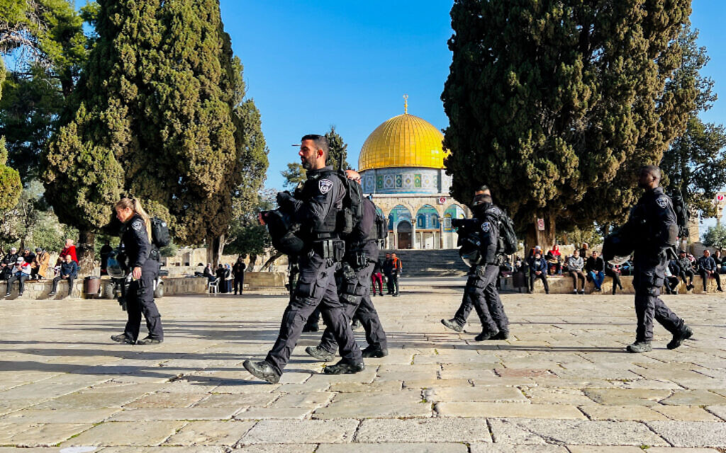 IDF to support police amid anticipated Al-Aqsa unrest.