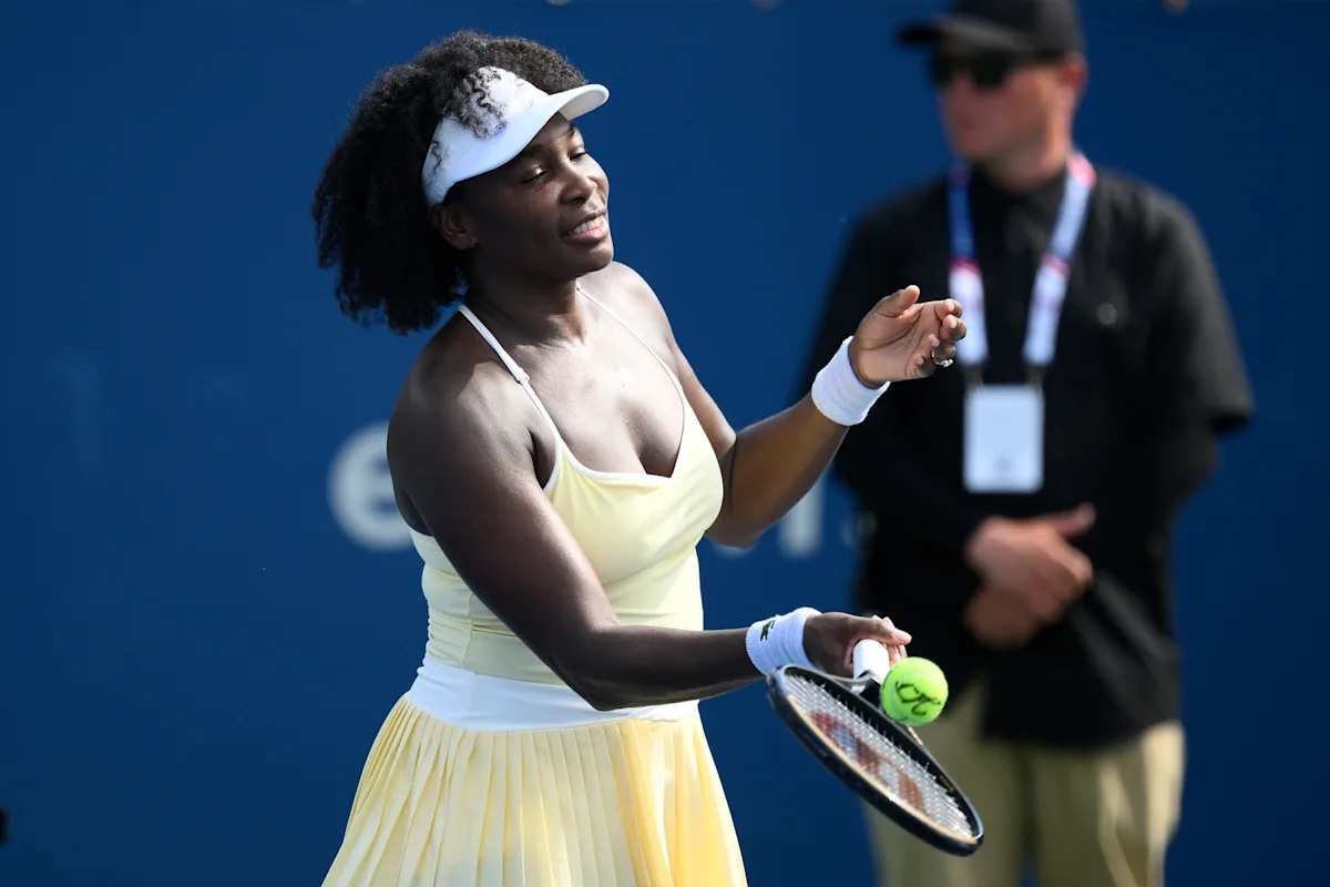 Featured image for Venus Williams, 45, makes historic WTA comeback with victory at Citi Open