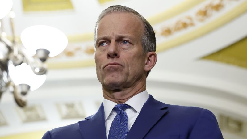 "Senate Republican Leader John Thune Endorses Trump for President in 2024"