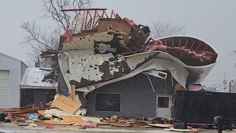 Severe Storm System Wreaks Havoc Across Central US, Spawning Tornadoes and Hail.