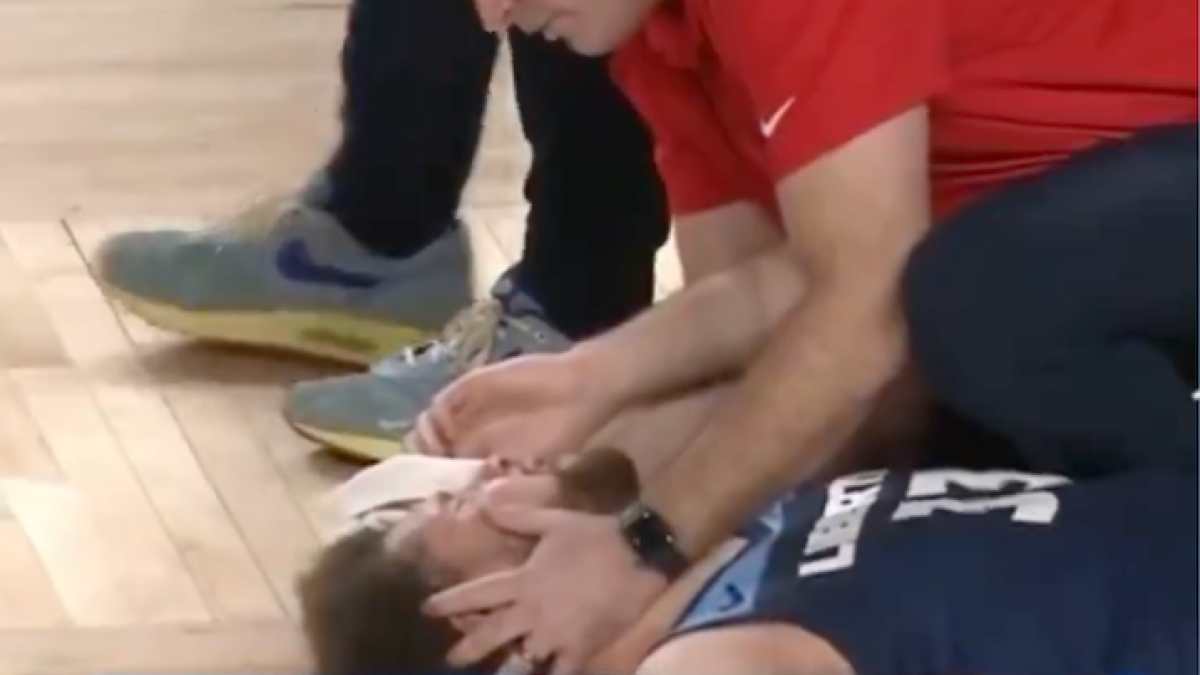 Featured image for "New Mexico State's Robert Carpenter Suspended Indefinitely for Punching Liberty Player"